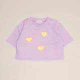 パープル | キャミソール付ハートTシャツ 1532K | BABYDOLL