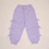 パープル | サイドリボンカーゴロングパンツ 1541K | BABYDOLL