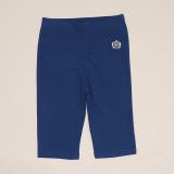 ネイビー | ウルトラストレッチ6分丈パンツ-無地 1554K | BABYDOLL