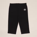 ブラック | ウルトラストレッチ6分丈パンツ-無地 1554K | BABYDOLL