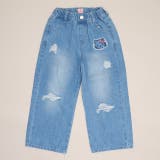 ハローキティ | サンリオ クラッシュデニムロングパンツ 1559K | BABYDOLL