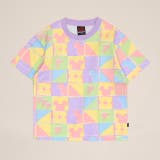 パステル | 親子お揃い ディズニー WEB限定 パステルブロック総柄Tシャツ 1584K | BABYDOLL