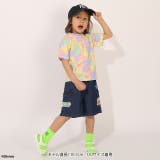 親子お揃い ディズニー WEB限定 パステルブロック総柄Tシャツ 1584K | BABYDOLL | 詳細画像2 