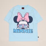 ミニー/ライトブルー | 親子お揃い ディズニー リゾート柄レンチキュラーTシャツ 1587K | BABYDOLL