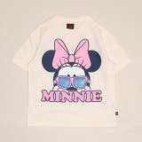 ミニー/ホワイト | 親子お揃い ディズニー リゾート柄レンチキュラーTシャツ 1587K | BABYDOLL