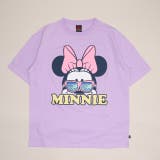 ミニー/パープル | 親子お揃い ディズニー リゾート柄レンチキュラーTシャツ 1587A | BABYDOLL