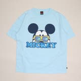 ミッキー/ライトブルー | 親子お揃い ディズニー リゾート柄レンチキュラーTシャツ 1587A | BABYDOLL
