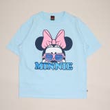 ミニー/ライトブルー | 親子お揃い ディズニー リゾート柄レンチキュラーTシャツ 1587A | BABYDOLL