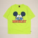 ミッキー/イエローグリーン | 親子お揃い ディズニー リゾート柄レンチキュラーTシャツ 1587A | BABYDOLL
