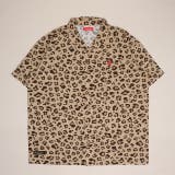 ベージュ | 親子お揃い リゾート総柄半袖シャツ 1609A | BABYDOLL