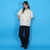 親子お揃い リゾート総柄半袖シャツ 1609A | BABYDOLL | 詳細画像4 