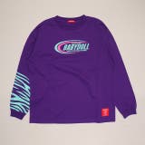 パープル | 親子お揃い ラウンドロゴロンT 1614A | BABYDOLL