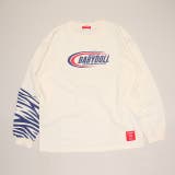 オフホワイト | 親子お揃い ラウンドロゴロンT 1614A | BABYDOLL