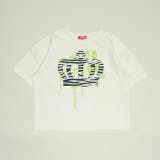 オフホワイト | アニマルクラウン五分袖Tシャツ 1621K | BABYDOLL