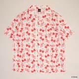 オフホワイト | 親子お揃い ディズニー チェリー総柄シャツ 1748A | BABYDOLL