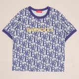 ネイビー | 親子お揃い 1stモノグラムTシャツ 1793K (ボトムス別売り) | BABYDOLL