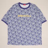ネイビー | 親子お揃い 1stモノグラムTシャツ 1793A (ボトムス別売り) | BABYDOLL