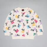 ミニー | 親子お揃い ディズニー カラフル総柄トレーナー 0906K | BABYDOLL