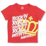 レッド | ロックンロールTシャツ 0625K キッズ 子供服 男の子 女の子 | BABYDOLL
