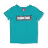 ターコイズ | 親子お揃い パイソン風ロゴTシャツ 4009K キッズ 子供服 男の子 女の子 | BABYDOLL