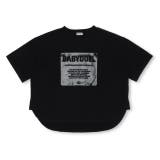ブラック | メッセージ Tシャツ 4242A | BABYDOLL