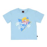 ライトブルー | 親子お揃い ディズニー SURFスラブTシャツ 6650K | BABYDOLL