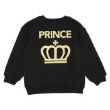 ブラック/PRINCE(王子様) | 親子お揃い つながるファミリートレーナー 7630K 冬物 | BABYDOLL