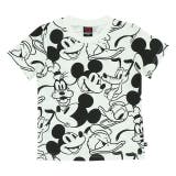 ホワイトA | 親子お揃い ディズニー 総柄Tシャツ 8391K (ボトム別売) | BABYDOLL
