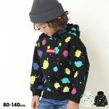 ペイント総柄裏起毛パーカー 9120K | BABYDOLL | 詳細画像1