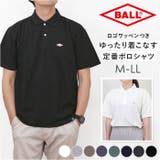 BALL T/C鹿の子 ワッペン付きポロシャツ | BACKYARD FAMILY | 詳細画像1 