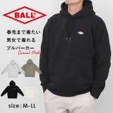 BALL 裏起毛 ワッペン付きプルパーカー | BACKYARD FAMILY | 詳細画像1 