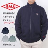 BALL 裏起毛 ワッペン付きスタンドジャケット | BACKYARD FAMILY | 詳細画像1 