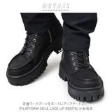 glabella PLATFORM SOLE LACE UP BOOTS | BACKYARD FAMILY | 詳細画像2