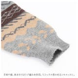 秋 冬 ノルディック柄 ニット gtops4920 | BACKYARD FAMILY | 詳細画像7