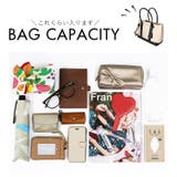 cache cache カシュカシュ ショルダー付きキャンバストート大 | BACKYARD FAMILY | 詳細画像10