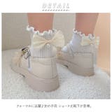 女の子 フォーマル 靴下 パールリボン gsocks4112 | BACKYARD FAMILY | 詳細画像2