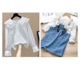 キッズブラウス レース 長袖シャツ gktops4117 | BACKYARD FAMILY | 詳細画像11