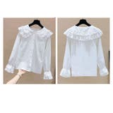 キッズブラウス レース 長袖シャツ gktops4117 | BACKYARD FAMILY | 詳細画像6