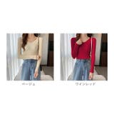 ニット トップス Vネック 長袖 おしゃれ ddsmy1081c1 | BACKYARD FAMILY | 詳細画像14