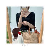 サマーニット Vネック半袖 おしゃれ ddsmy338kt | BACKYARD FAMILY | 詳細画像15
