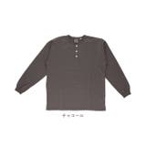 Goodwear USAコットン袖リブヘンリーネックロンT | BACKYARD FAMILY | 詳細画像12