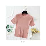 ニット トップス 半袖 通勤 春夏 おしゃれ ddsmy635 | BACKYARD FAMILY | 詳細画像12