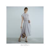 ロング ワンピース シャツ風 フレンチスリーブ gdress4136 | BACKYARD FAMILY | 詳細画像16 
