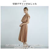 ロング ワンピース シャツ風 フレンチスリーブ gdress4136 | BACKYARD FAMILY | 詳細画像3 