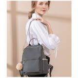 リュック レディース 軽量 大容量 通勤 おしゃれ ruck2077 | BACKYARD FAMILY | 詳細画像5