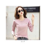 Tシャツ レディース クルーネック 刺繍 長袖 oudgzr304 | BACKYARD FAMILY | 詳細画像14 