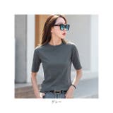 Tシャツ レディース クルーネック 半袖 カジュアル oudgzr313 | BACKYARD FAMILY | 詳細画像11 