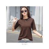 Tシャツ レディース クルーネック 半袖 カジュアル oudgzr313 | BACKYARD FAMILY | 詳細画像13 