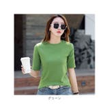 Tシャツ レディース クルーネック 半袖 カジュアル oudgzr313 | BACKYARD FAMILY | 詳細画像14 