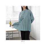 ブラウス トップス 体型カバー プリーツ かわいい wbls9166 | BACKYARD FAMILY | 詳細画像18 